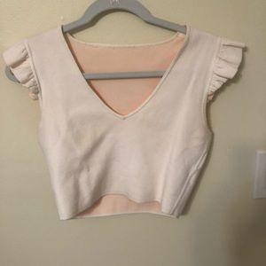 Reversible Club Monaco crop top